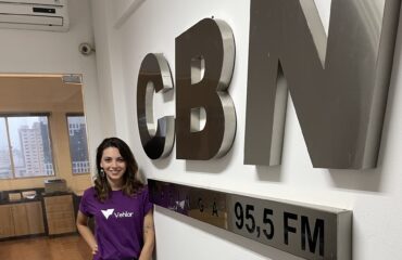 Heloize Pismel Bassetti, CEO da Vehlor, agência digital de estágios, em entrevista na rádio CBN