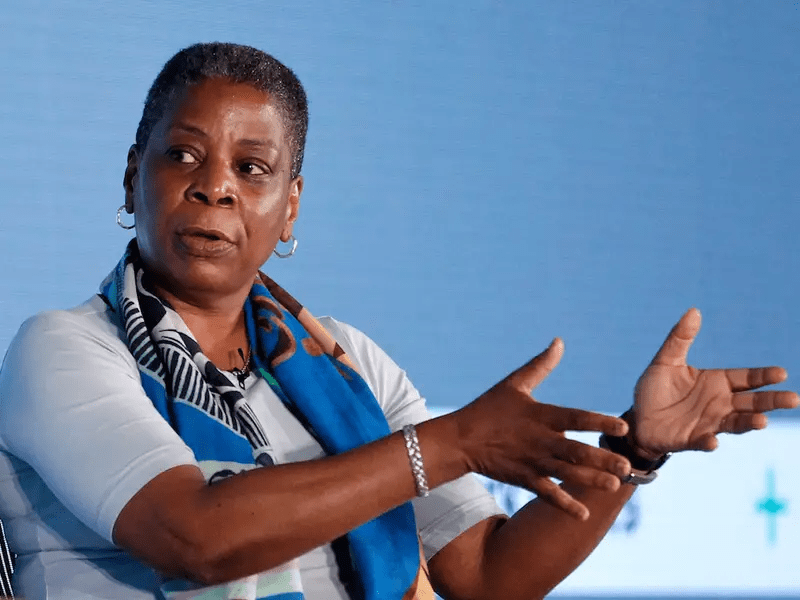 Ursula Burns em palestra da Xerox